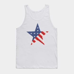 American Star Embroidery Tank Top